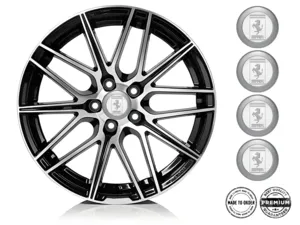 Ferrari Pegatinas Bombadas Edición Calcomanías Estilo de Silicona
